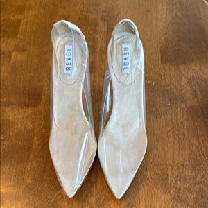 Revol Glass Doll Women's Transparent Acrylic Heel Prom/Wedding Pumps/Shoes